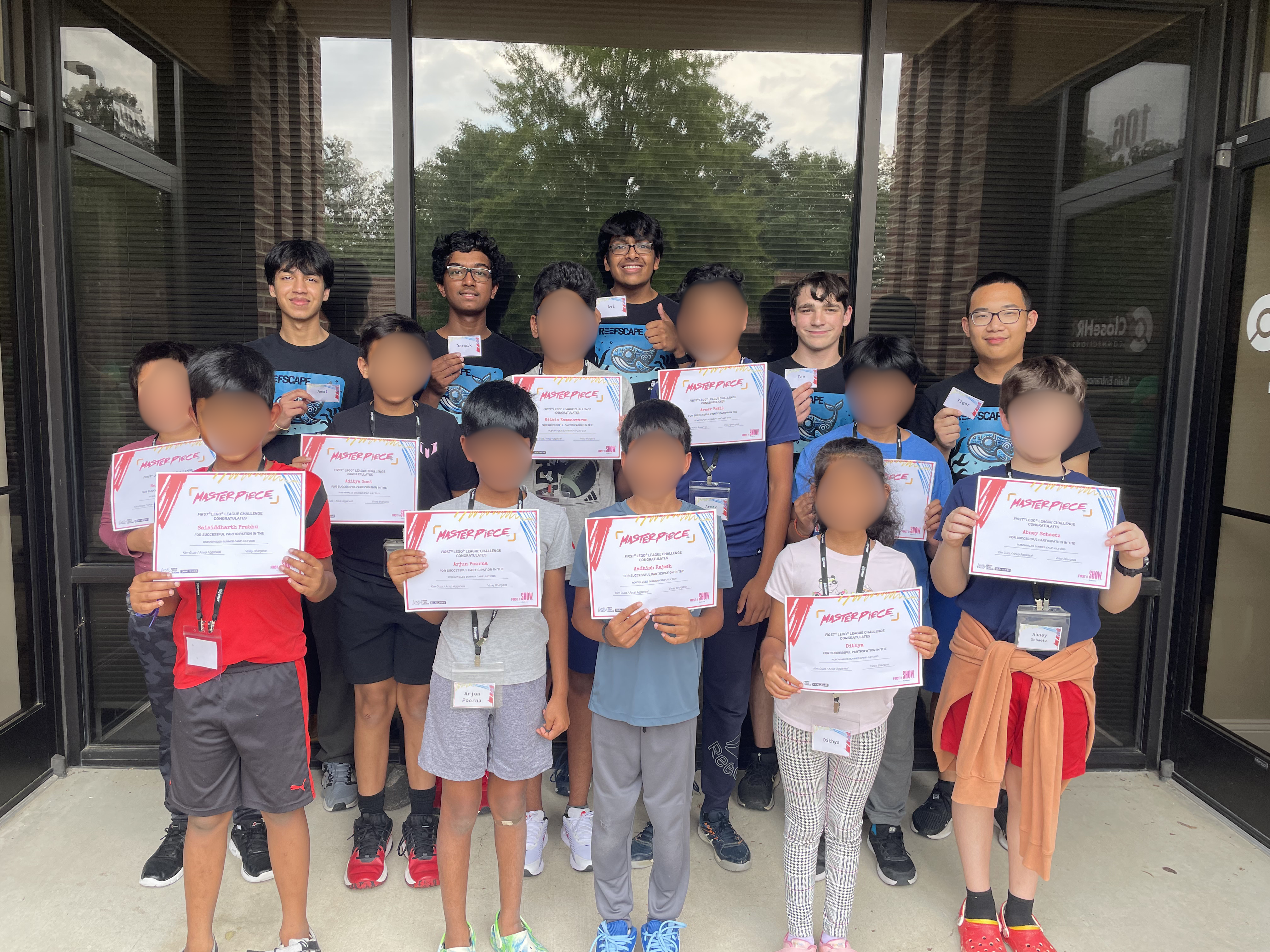 Robowhales team 9032 FIRST Lego League Robotics Summer Camps 2025