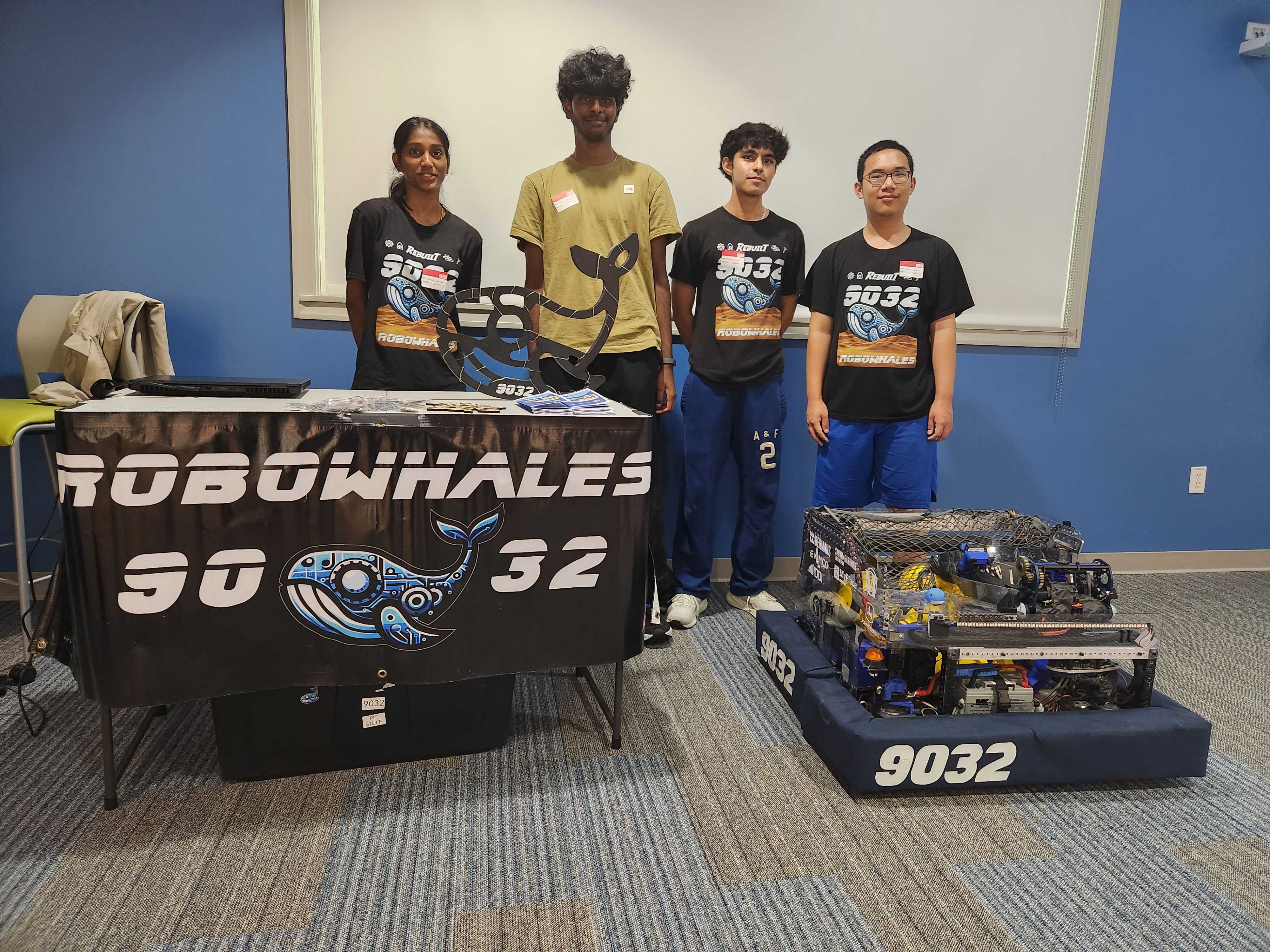 Robowhales team 9032 IBM Tech Explorers Camp